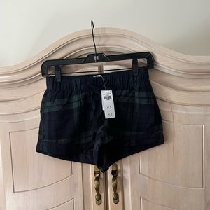 *2/$15 SALE* Abercrombie & Fitch Flannel Plaid PJ Short XS